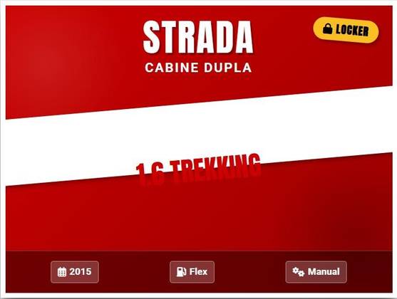 FIAT STRADA 1.6 MPI TREKKING CD 16V FLEX 3P MANUAL